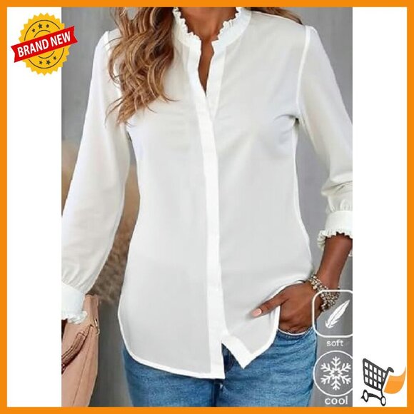 Oversized Mock Neck Chunky Knit Sweater Long Sleeve Pullover - Picture 3 of 7